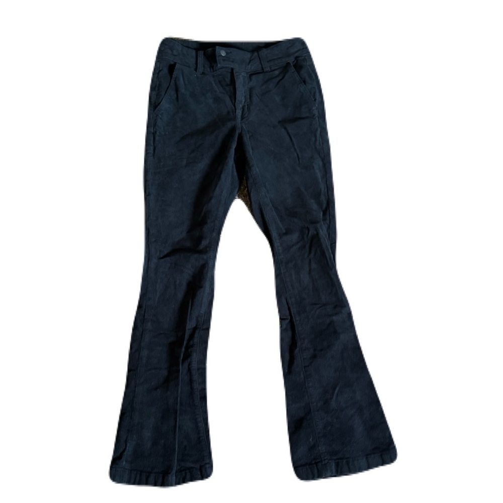 American Eagle 6 Regular Black Corduroy Pants Flared